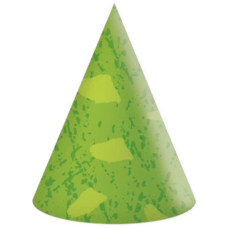 Papierhütchen „Dino“, 6 Stück