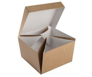Burger-Box, aufklappbares Tablett, 14 x 14 x 9,5 cm, 100 Stück