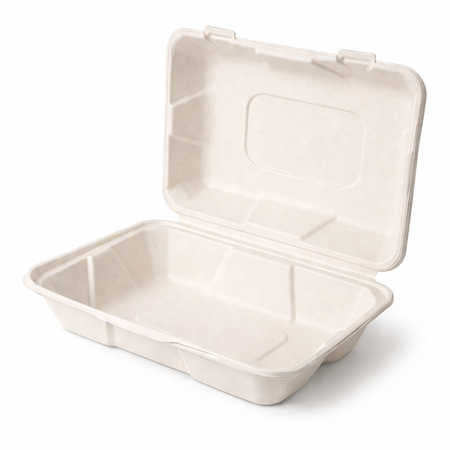 Menübox aus Zellstoff, ungeteilt, 1000 ml, 23 x 15,5 x 8 cm, 50 Stück