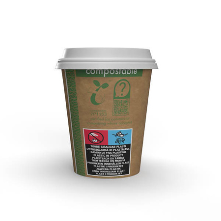 Vegware-Kraftpapierbecher, 300 ml, Durchmesser 90 mm, 50 Stück