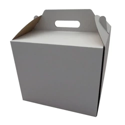 Konditoreibox mit Griff, 34 x 34 x 25 cm, 10 Stück
