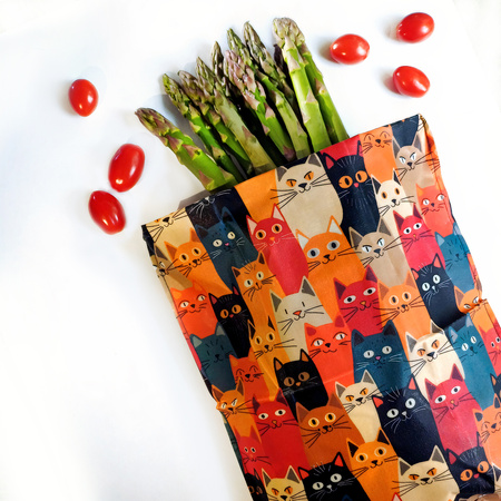 Wachsbecher „Katzen“, Set L+XL, 1 Stück