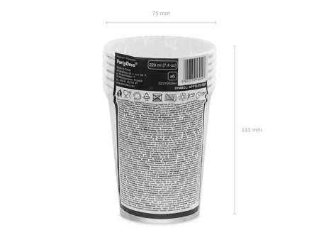 Papierbecher „Fußball“ 200 ml, 8 Stück
