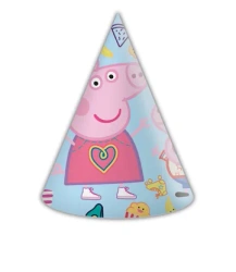 Papierhütchen „Peppa Pig“, 6 Stück