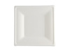 Teller aus Zuckerrohr, 26,2 x 26,2 cm, 50 Stück