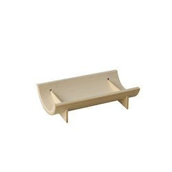 Snackschale aus Bambus, 10 x 5,7 x 2,3 cm, 5 Stück