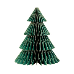 Zwei Weihnachtsbäume aus Papier, 9 x 20 cm + 13 x 30 cm