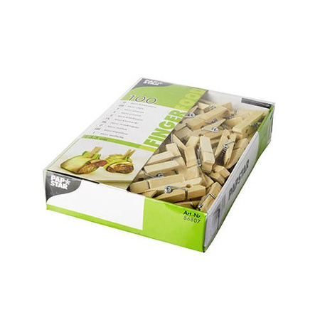 Mini-Snackklammern, 3,5 cm, 100 Stück