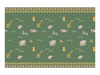 Wiederverwendbare Tischdecke „Safari“, 120 × 180 cm, 1 Stk.
