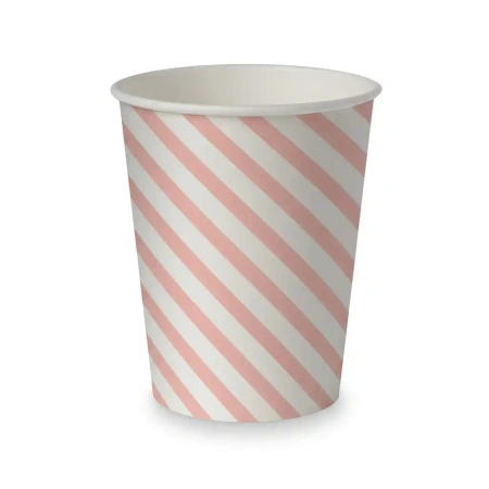 Papierbecher, Pastel Mix, Clarina, Ø 80 mm, 250 ml, 50 Stk.
