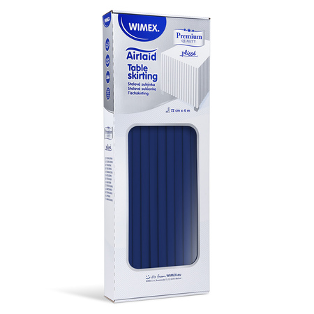 Tischschürze, dunkelblau, aus Premium-Airlaid-Papier, 0,72 × 4 m, 1 Stück
