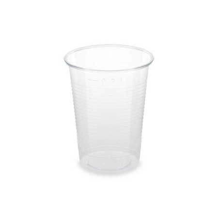 PLA-Becher, 200 ml, Durchmesser 70 mm, Höhe 92 mm, 100 Stück