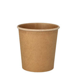 Papiersuppe-Becher, 470 ml, Durchmesser 98 mm, Höhe 10 cm, 25 Stück