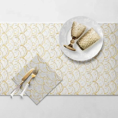 PREMIUM-Papiertischläufer auf Rolle, „Festive Garland“, 40 cm x 24 m, 1 Stück