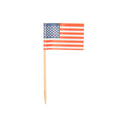 Party-Zahnstocher mit US-Flagge, Länge 8 cm, 500 Stück