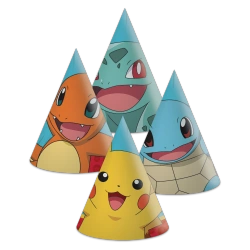 Papierhütchen „Pokémon“, 6 Stück