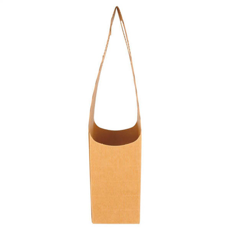 Weinkarton aus Kraftpapier, 9 x 9 x 41 cm, 5 Stück