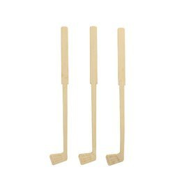 Bambus-Cocktailrührer „Golf“, 15 cm, 100 Stück