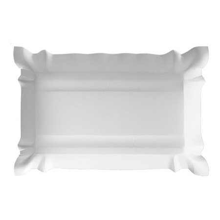 Weißer Karton-Tablett, 20 x 14 cm, 500 Stück