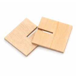 Holzständer für Pizza / Mercedes, 100 Stück