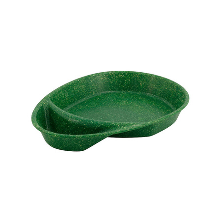Grüne, zweiteilige Mehrwegbehälter, 27,5 x 20 x 3,5 cm, 60 Stück