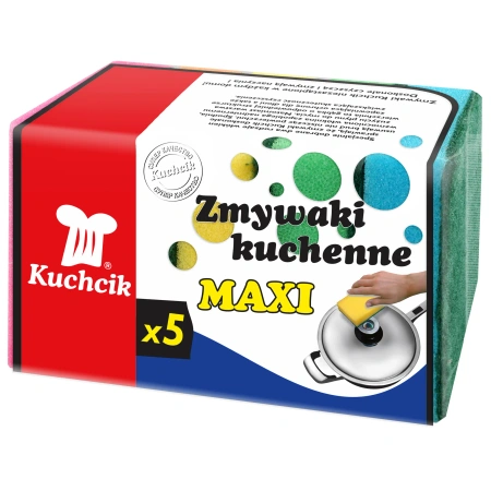 Kuchcik Maxi Geschirrspülschwämme, 5 Stück