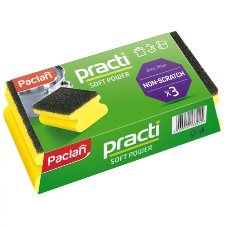 Profilierte Spülschwämme „Soft“, 3 Stück