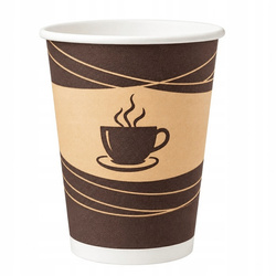 Papierbecher, Wasserdispersion, „Coffee“, 250 ml, 50 Stk.