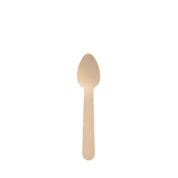 Gewachste Holzlöffel, 11 cm, 100 Stück