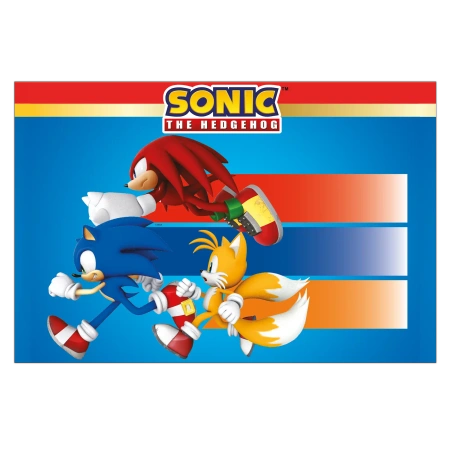 Mehrweg-Tischdecke „Sonic SEGA“, 120 x 180 cm, 1 Stück