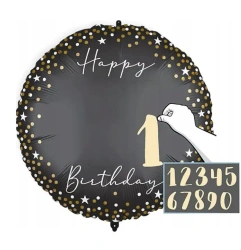 Folienballons „Personalized Milestone“, 46 cm, 1 Stück