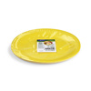 Runder Pappteller, gelb, Durchmesser 23 cm, 10 Stück