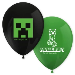 „Minecraft“-Latexballons, 28 cm, 8 Stück