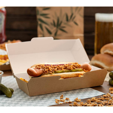 Thermobox „Hot Dog“, 23,2 x 9 x 6,3 cm, 50 Stück