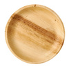 Runder Teller aus Palmblättern, 23 x 2,5 cm, 25 Stück