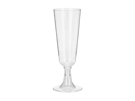 PLA-Champagnergläser, 100 ml, 5,5 x 16 cm, 6 Stück