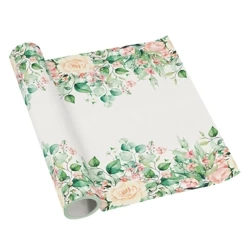 PREMIUM-Papiertischläufer auf Rolle, „Floral Moments“, 40 cm x 5 m, 1 Stück