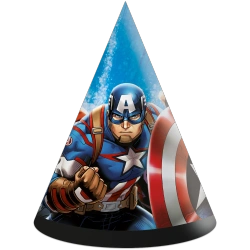 Papierhütchen „Avengers“, 6 Stück