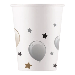 Papiertasse „Milestone“ 200 ml, 8 Stück