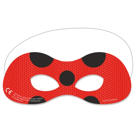 Papiermasken „Miraculous“, 6 Stück