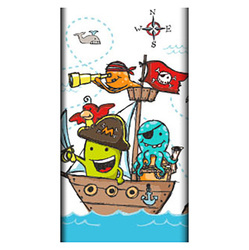 Faltbare Papiertischdecke „Pirate Crew“, 120 x 180 cm, 1 Stück