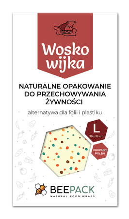 Wachstuch „Groszki“ Größe „L“ 36 x 36 cm 1 Stück