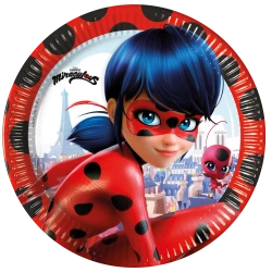 Pappteller „Miraculous“, 23 cm, 8 Stück