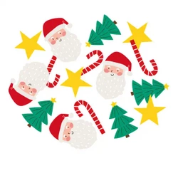 Weihnachtskonfetti 3,5 x 2,4 cm, 1 Packung (~80 Stück)