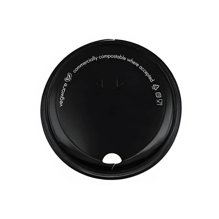 Deckel aus Zuckerrohr für Becher, Durchmesser 90 mm, 50 Stück