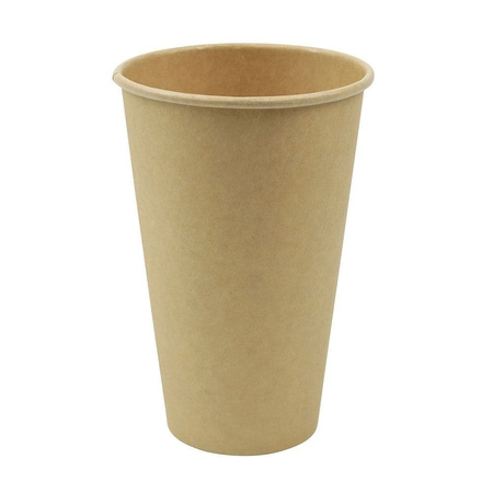Kraftpapierbecher, Dispersionsbeschichtung, Durchmesser 90 mm, 450 ml, 50 Stück