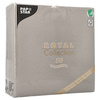 Servietten „Royal Collection“, grau, 1/4, 3-lagig, 40 x 40 cm, 50 Stück