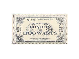 Servietten 3‑lagig „Harry Potter – Ticket“, 33 × 40 cm, 20 Stk.