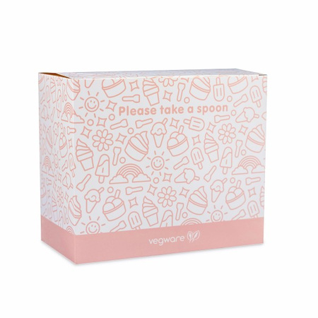 Tutti Frutti-Eislöffel aus Papier, einzeln verpackt, 9 cm, 500 Stück