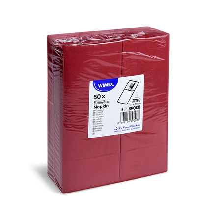 Premium Airlaid Besteckhüllen, bordeauxrot, 40 x 32 cm, 50 Stück